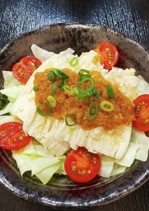 レンジ4分☆鶏むね肉サラダチキン冷しゃぶ-レシピのメイン写真
