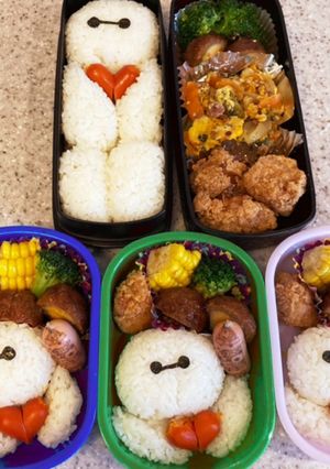 キャラ弁 ＊ ベイマックス-レシピのメイン写真