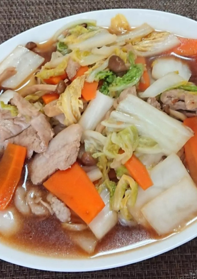 白菜と豚コマの中華炒め-レシピのメイン写真