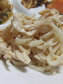 塩もみ大根と鶏のごまマヨぽん和え-レシピのメイン写真