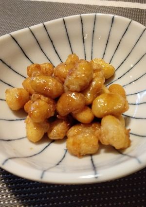 【スタッフ飯】揚げ大豆の甘じょうゆがけ-レシピのメイン写真