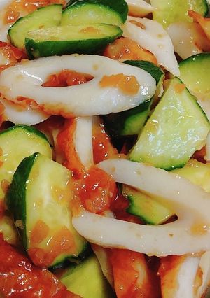 ちくわと胡瓜の梅肉和え-レシピのメイン写真