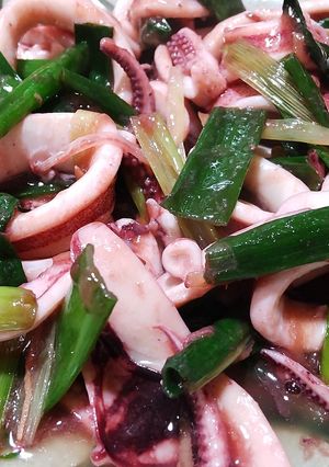 いかと葱の中華炒め-レシピのメイン写真