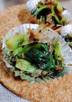 お弁当に！小松菜の胡麻和え-レシピのメイン写真