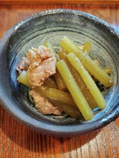 ふきと豚肉の胡麻味噌煮-レシピのメイン写真