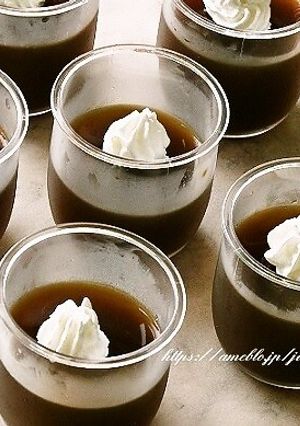 はちみつコーヒーゼリー-レシピのメイン写真