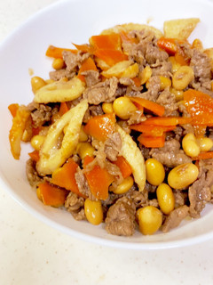牛肉と大豆のしぐれ煮^^-レシピのメイン写真