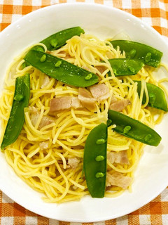 スナップエンドウのペペロンチーノ風-レシピのメイン写真
