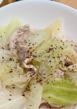 豚肉とキャベツのにんにく醤油煮-レシピのメイン写真