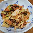キャベツのキムチ昆布和え