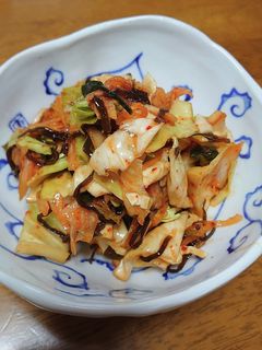 キャベツのキムチ昆布和え-レシピのメイン写真