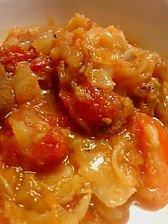 圧力鍋で簡単☆キャベツとラムのトマト煮-レシピのメイン写真