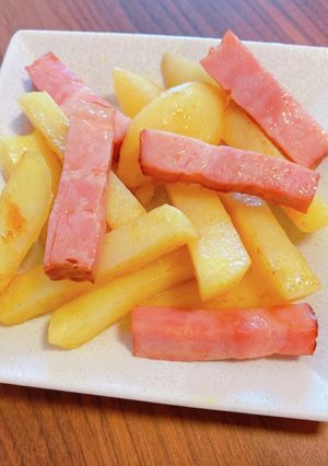 じゃがいもとベーコンのカレー炒め-レシピのメイン写真