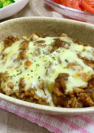 ☆キーマカレー風ポテトグラタン♪-レシピのメイン写真