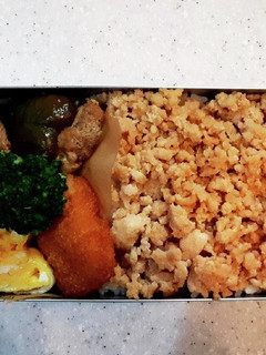高校生弁当覚え書き39 鶏そぼろ弁当-レシピのメイン写真