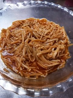 超簡単!ごま油香る韓国風レンチンえのき-レシピのメイン写真