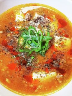 トローン☺絹ごし♬麻婆豆腐スープ-レシピのメイン写真