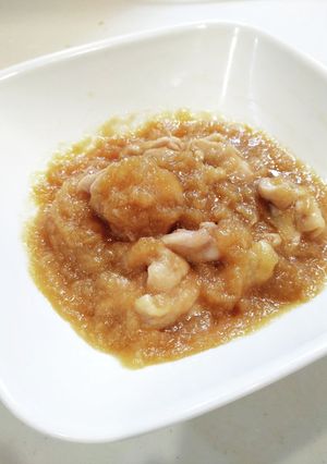 レンジで簡単!鶏肉のみぞれ煮-レシピのメイン写真