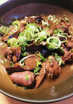鶏肝/鶏レバーの一品●あまから煮-レシピのメイン写真