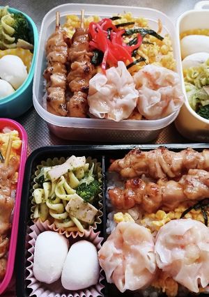 高校生息子、旦那、娘弁当(6/17)-レシピのメイン写真