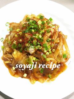 チクワとキャベツのポン酢炒め煮-レシピのメイン写真