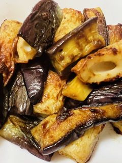 チーズ竹輪とナスのカレー炒め-レシピのメイン写真