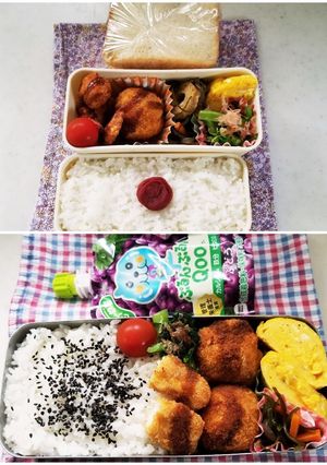 コロッケ弁当(6.17)-レシピのメイン写真