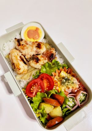 胸肉の鰹節焼き弁当-レシピのメイン写真