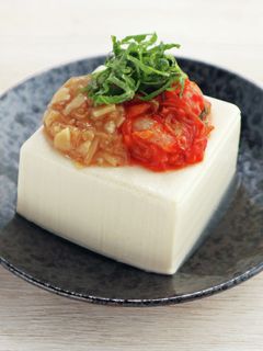 にんにくなめ茸とキムチの冷ややっこ-レシピのメイン写真