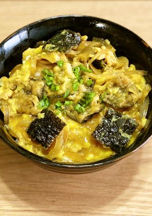海苔屋さんののり天の天とじ丼-レシピのメイン写真