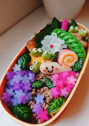 女子学生のお弁当(2022.6.17)-レシピのメイン写真
