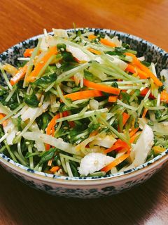 豆苗の彩りサラダ-レシピのメイン写真