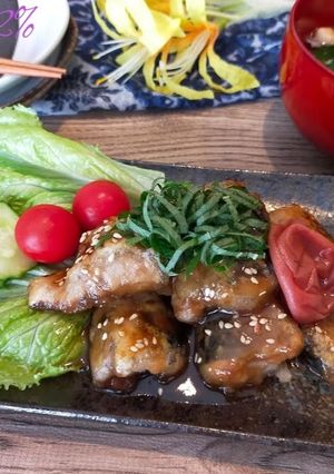 鯖缶で☆梅しそサッパリ！甘辛鯖の揚げ焼き-レシピのメイン写真