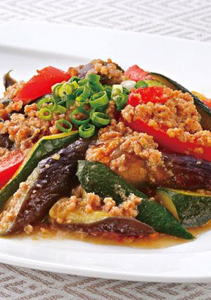 レンジで夏野菜麻婆-レシピのメイン写真