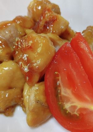 鶏肉のらっきょう酢炒め煮-レシピのメイン写真