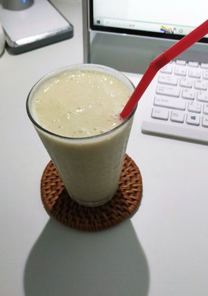 バナナの豆乳スムージー-レシピのメイン写真