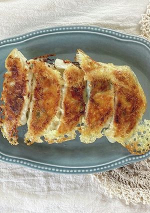 ダイエット中も◎夏野菜たっぷり羽付き餃子-レシピのメイン写真