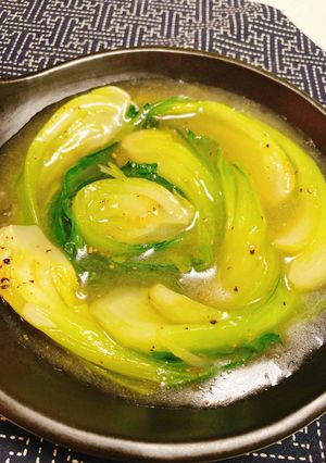 材料は1つ!チンゲン菜のうま煮-レシピのメイン写真