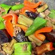 夏野菜のエスニック炒め