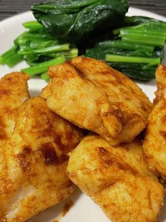 鶏むねカレー照り焼き-レシピのメイン写真