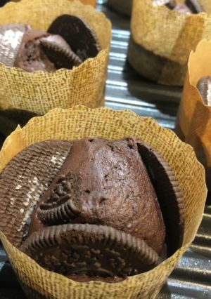 チョコとオレオのマフィン-レシピのメイン写真