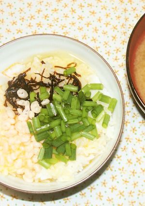 昆布と天かすの卵かけごはん-レシピのメイン写真