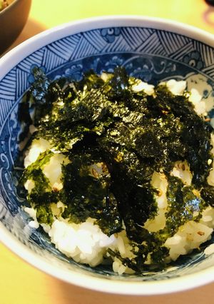 味付け海苔＆ゴマふりかけの白ごはん-レシピのメイン写真