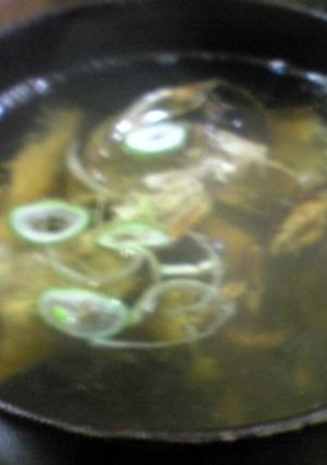 アジ開きの即席お吸い物-レシピのメイン写真