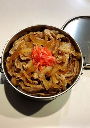 のっけ弁当2022.06.18豚丼-レシピのメイン写真