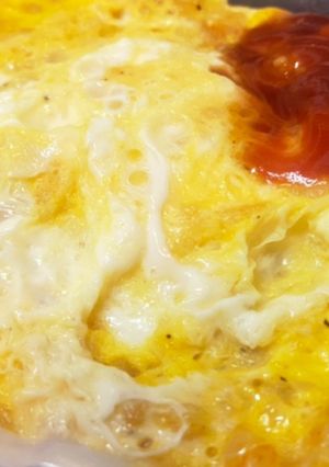 冷凍ご飯活用★レンジで作るオムライス-レシピのメイン写真