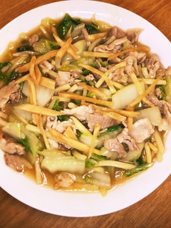 白菜と竹の子の豚バラうま煮-レシピのメイン写真