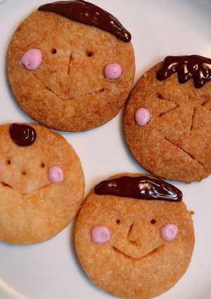 簡単かわいい♡顔クッキー-レシピのメイン写真