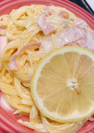 レモンクリームパスタ-レシピのメイン写真