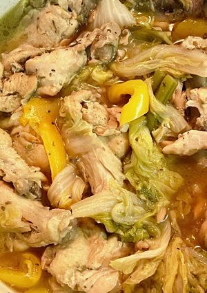 手羽元と白菜の白ワイン煮-レシピのメイン写真